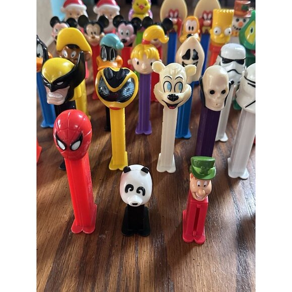 Vintage PEZ Dispensers Lot of 30 Disney, Looney Tunes, Marvel, Star Wars, More! - Picture 2 of 16